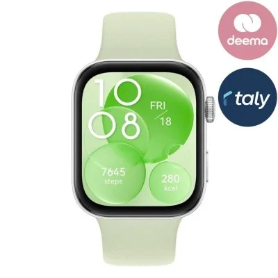 Huawei Watch Fit 3 Aluminum body Silicone Strap - Green